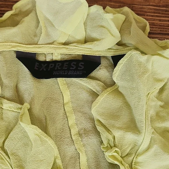 Express Ruffle Top size 13/14 - Picture 2 of 2